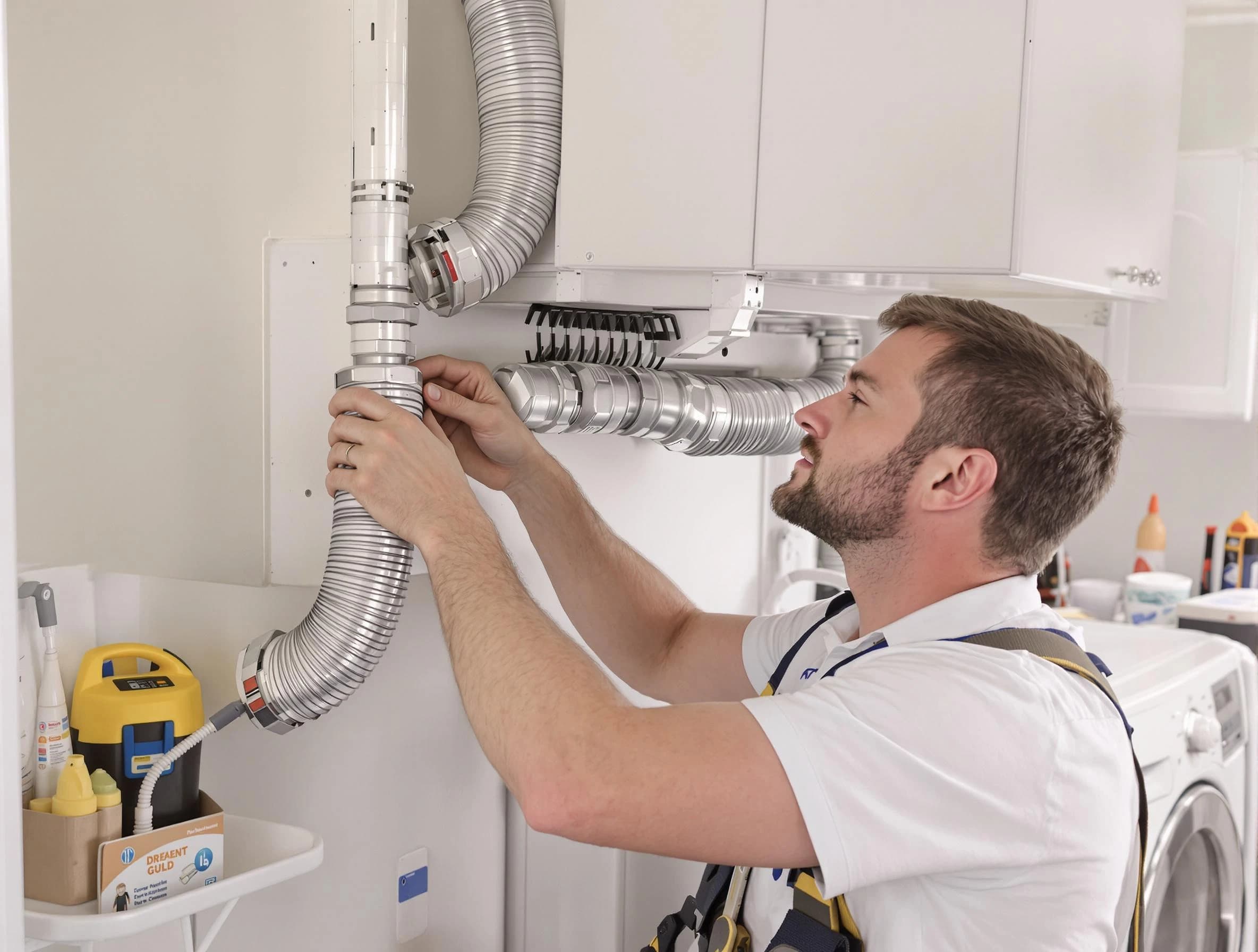 Professional dryer vent repair and installation by Pinson Dryer Vent Cleaning in Pinson