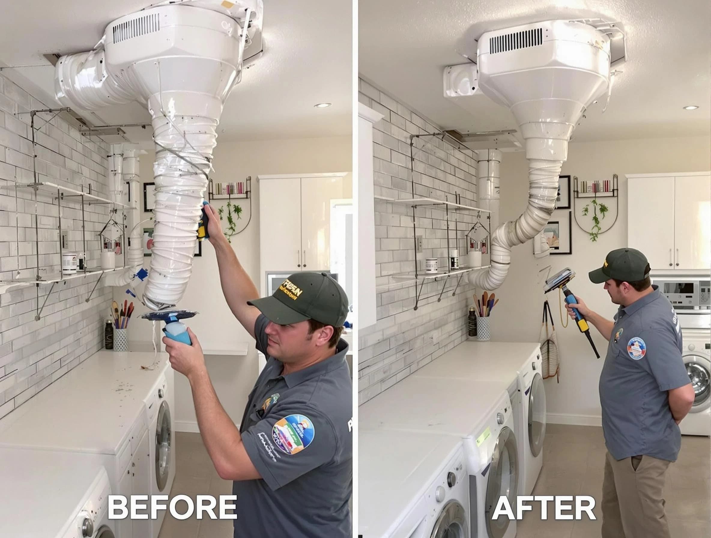 Professional dryer exhaust vent cleaning by Pinson Dryer Vent Cleaning in Pinson