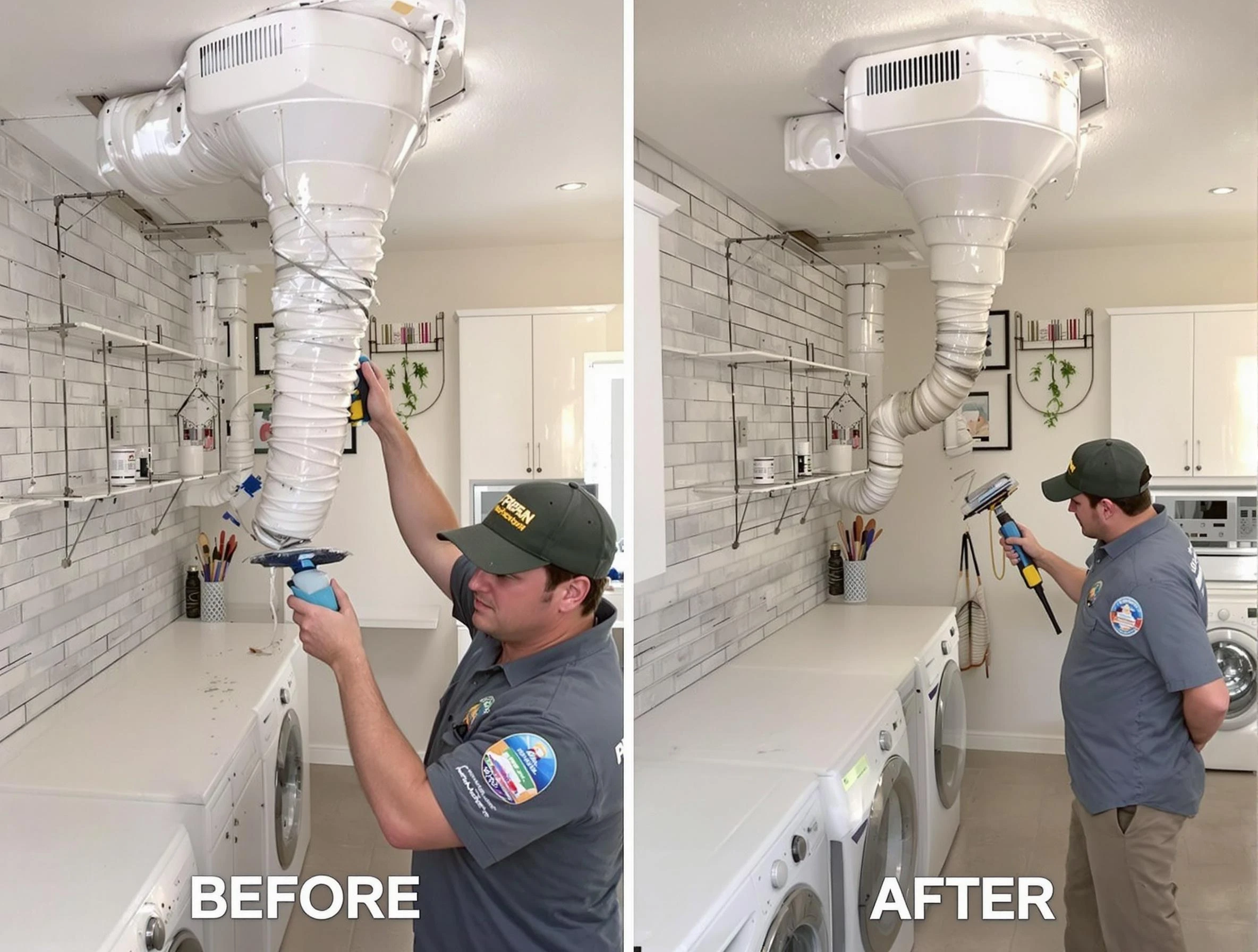 Professional dryer exhaust vent cleaning by Pinson Dryer Vent Cleaning in Pinson